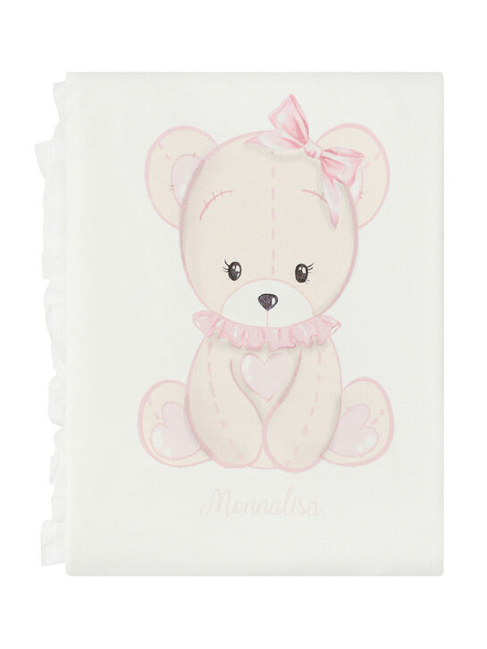 Одеяло с мишками и розами Monnalisa | Фото 1