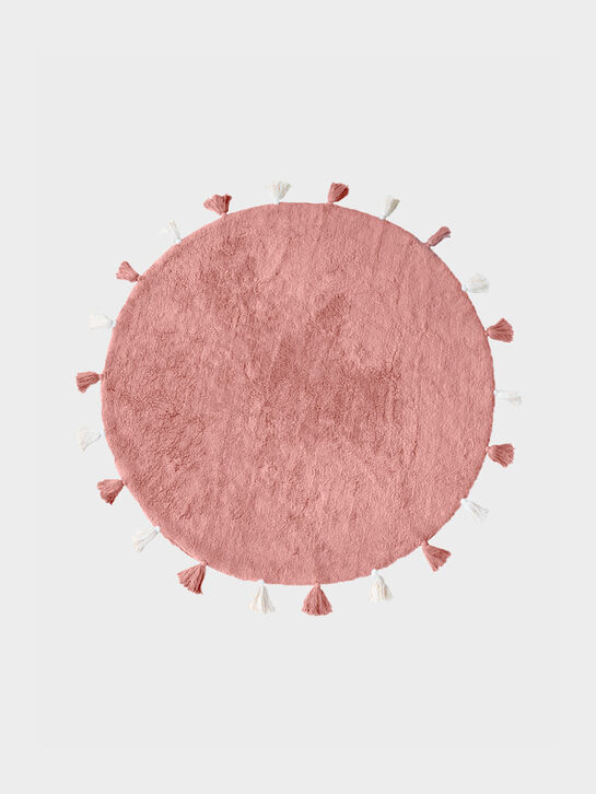 Хлопковый ковер Colorful Pink d140 Lillaland | Фото 1