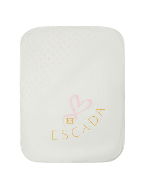 Одеяло трикотажное, белое Escada | Фото 1