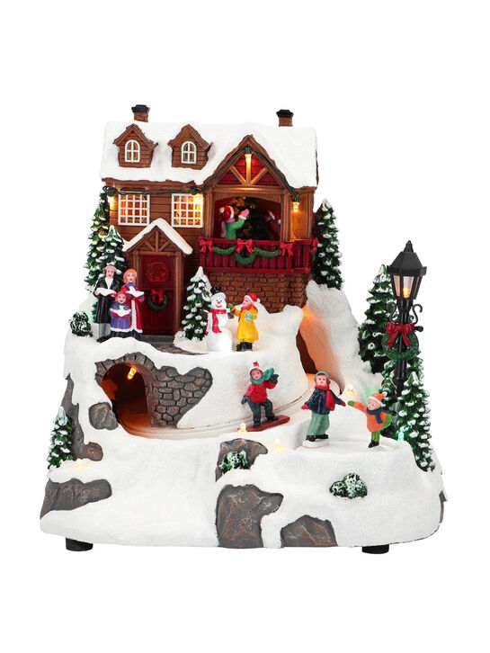 Новогодний сувенир Рождественская деревня 24,5×23,5×24,5 см Timstor | Фото 1