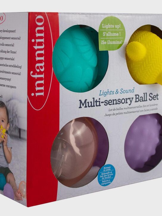 Сенсорные мячики со светом и звуком INFANTINO | Фото 1