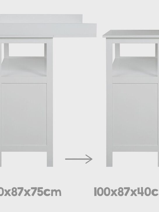 Пеленальный комод с шкафчиком Hamburg, белый Roba | Фото 7