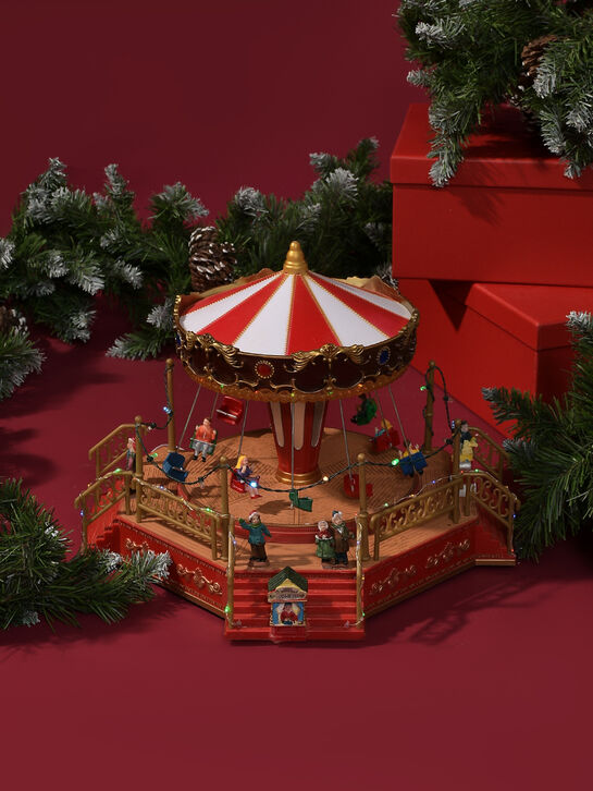 Новогодний сувенир &quot;Карусель&quot; с адаптером, 36x29x27 см Timstor | Фото 2