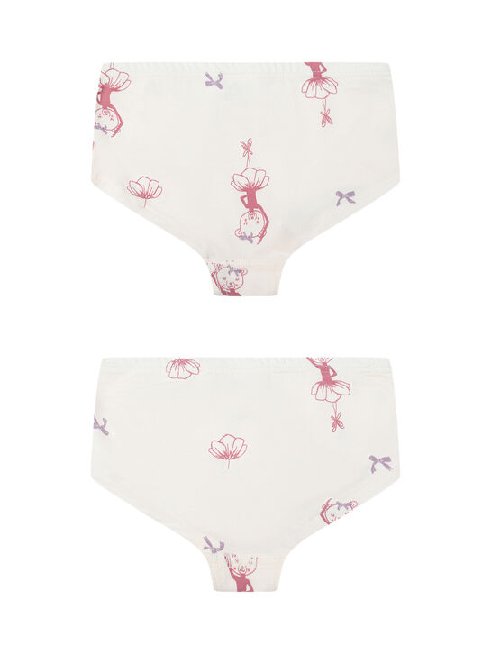 Трусы-шортики, комлект 2 шт, принт &quot;балерина&quot; Sanetta | Фото 4