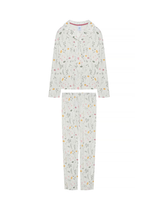 Пижама с цветочным принтом Sanetta | Фото 1