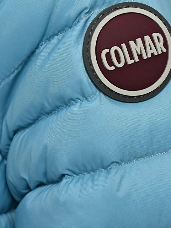 Стеганая куртка с капюшоном, голубая Colmar | Фото 4