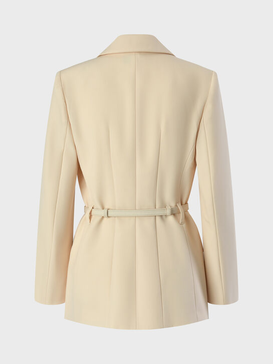 Жакет приталенный с поясом Elisabetta Franchi | Фото 3