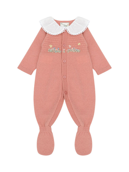 Комбинезон с белым воротником, розовый Born to Bloom | Фото 1
