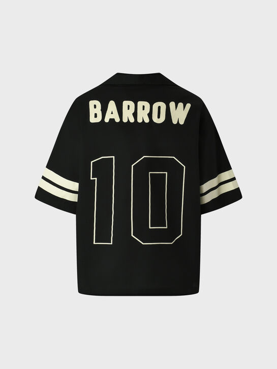 Рубашка принт &quot;10&quot;, черная Barrow | Фото 2