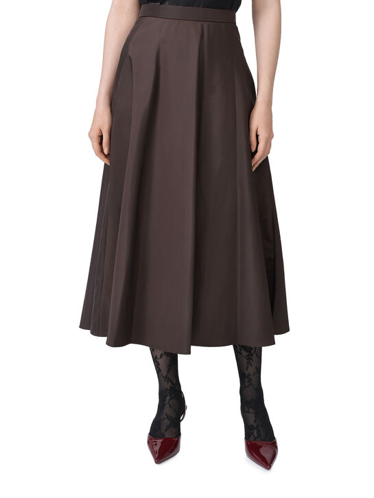 Юбка миди, коричневая Dorothee Schumacher | Фото 3