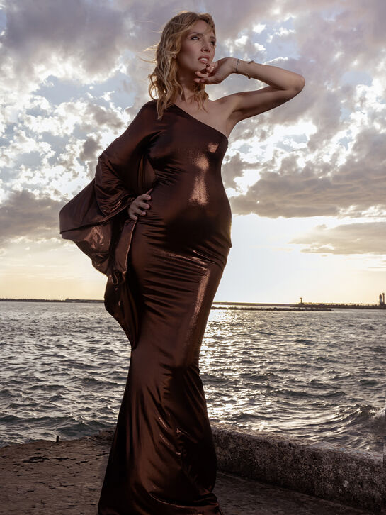 Платье с рукавом-крылом Retrofete | Фото 6