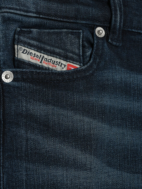 Джинсы-клеш, синие Diesel | Фото 3