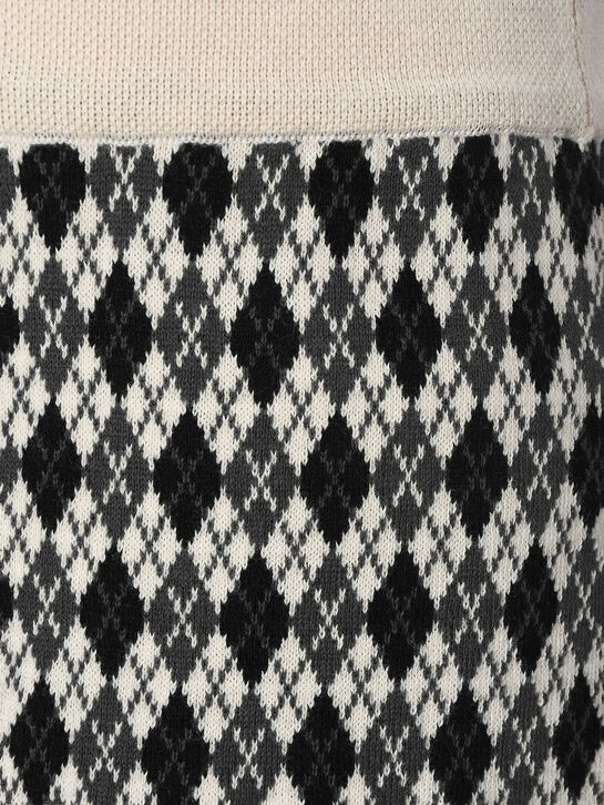 Юбка жаккардовая, черно-белая KengLabel | Фото 7
