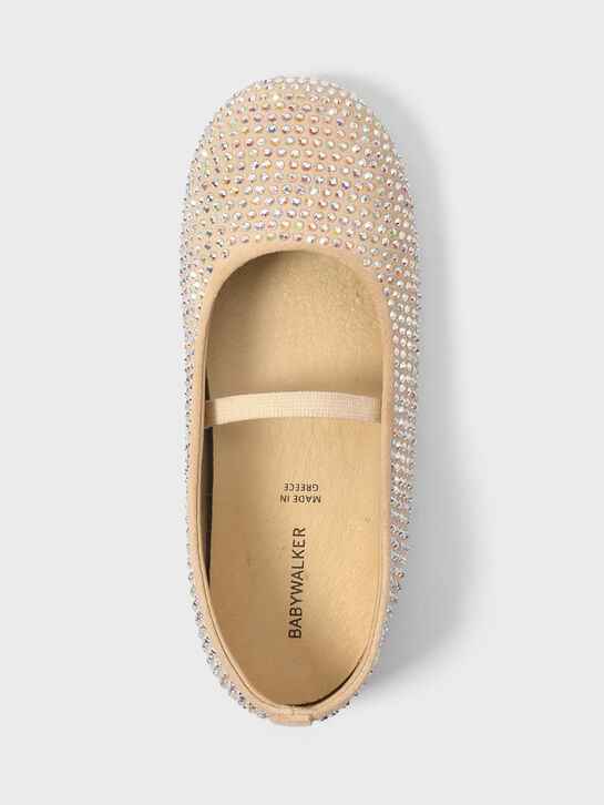 Туфли со стразами на резинке Baby Walker | Фото 4