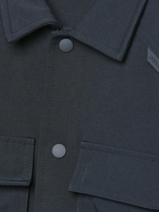 Рубашка с наклатдными карманами, синяя Antony Morato | Фото 3