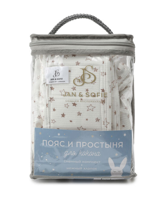 Комплект для кокона: простыня и пояс Jan&Sofie | Фото 5