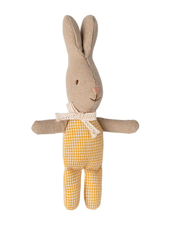 Игрушка Мой Кролик, желтый в клеточку Maileg | Фото 1