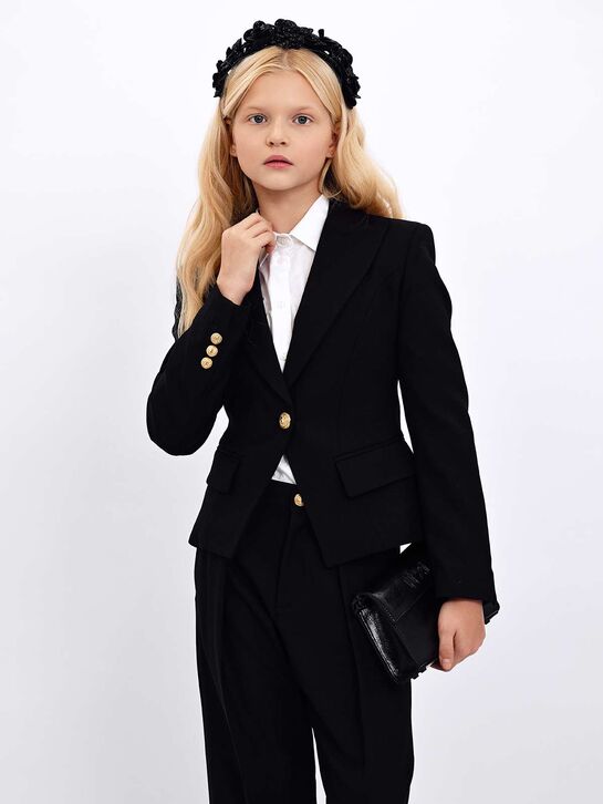 Ободок с розами в стразах, черный Monnalisa | Фото 2