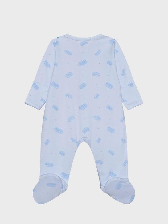 Трикотажный комбинезон с принтом &quot;короны&quot; Lyda Baby | Фото 2