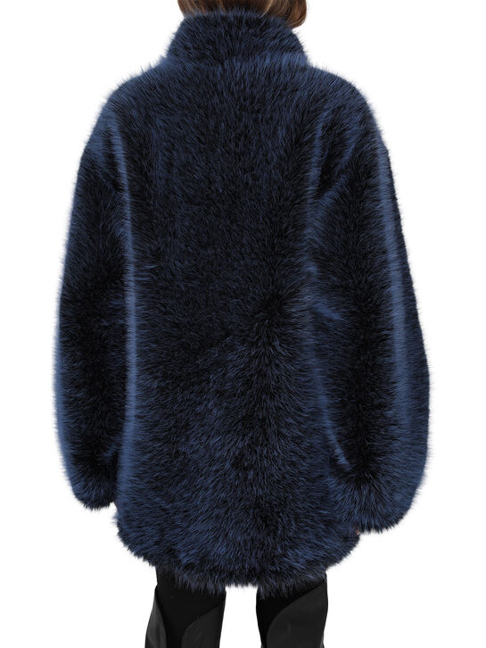 Пальто из эко-меха Flashin | Фото 5