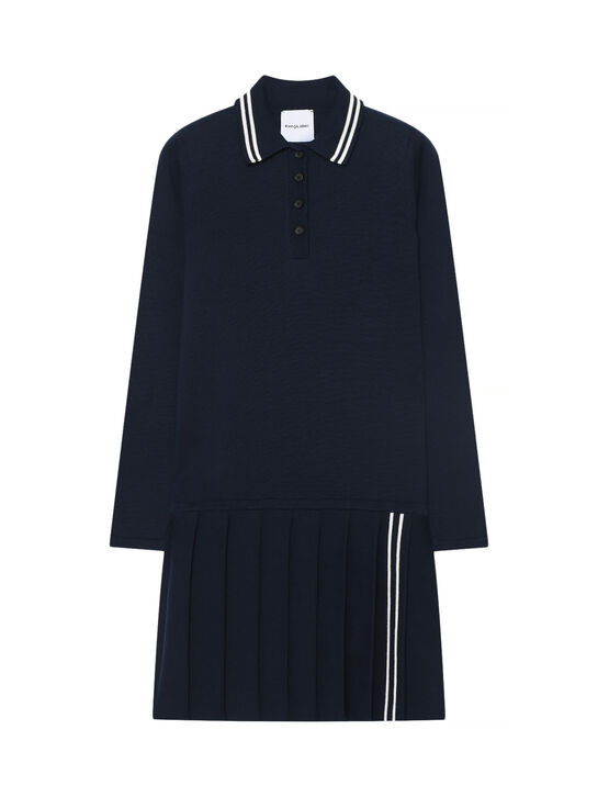 Платье с контрастными полосками, синее KengLabel | Фото 1