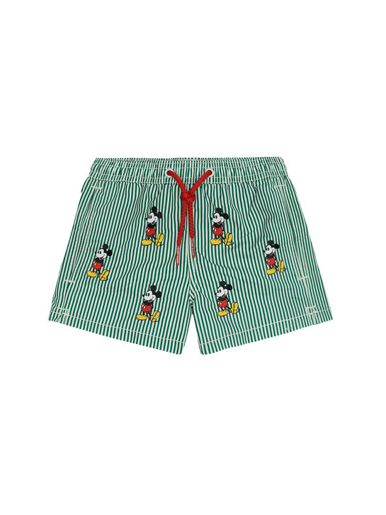 Шорты для купания с принтом &quot;Микки Маус&quot; Saint Barth | Фото 1