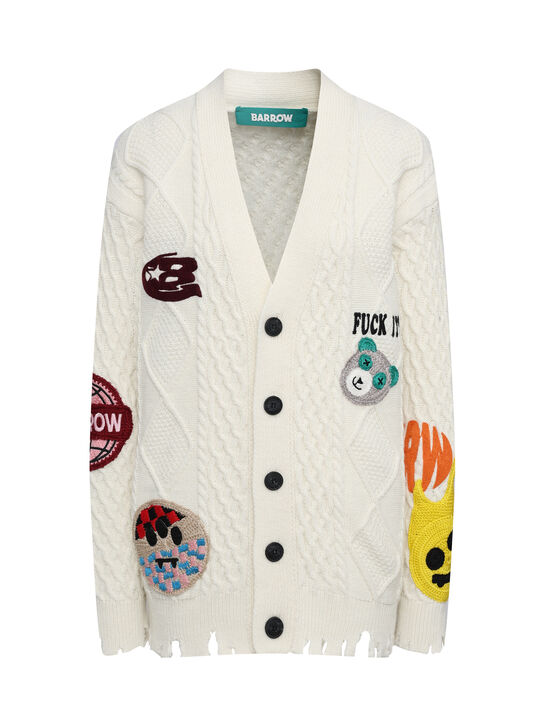 Кардиган с патчами и вышивкой Barrow | Фото 1