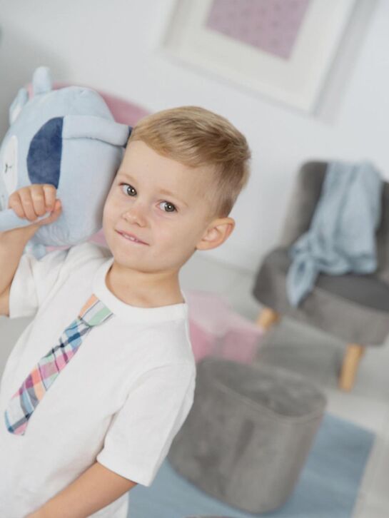 Детское велюровое кресло Lil Sofa, серый Roba | Фото 9