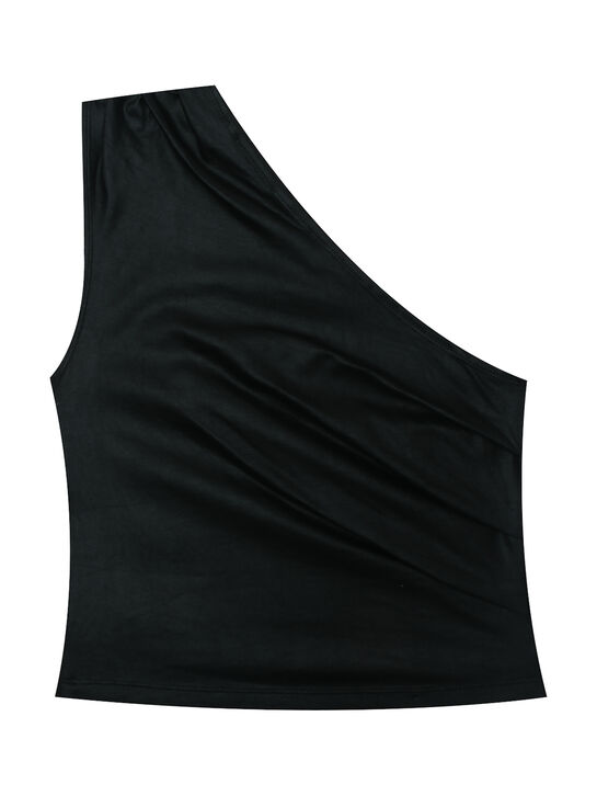 Топ на одно плечо, черный Dsquared2 | Фото 2