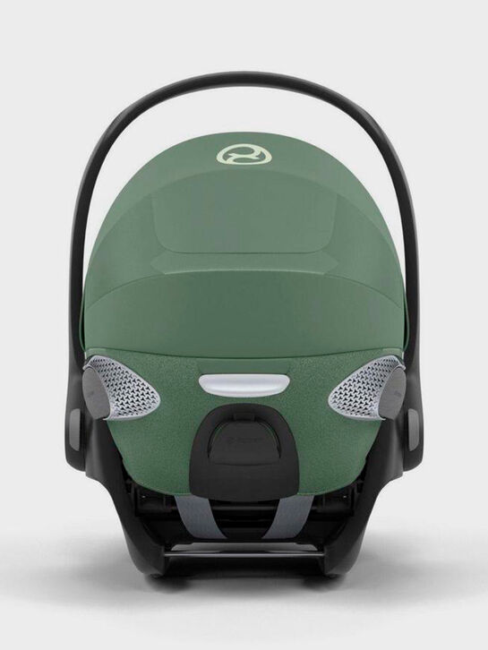 Коляска 2 в 1 Priam IV Rosegold цвет Leaf Green в комплекте со спальным блоком Lux Carry Cot и креслом Cloud T CYBEX | Фото 10