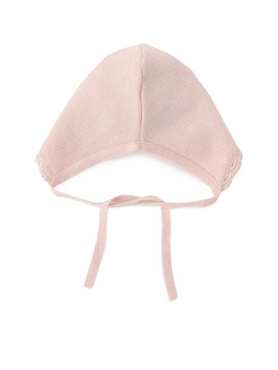 Чепчик кашемировый, розовый Oscar et Valentine | Фото 2