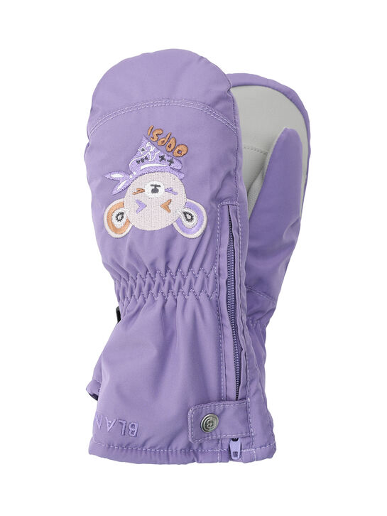 Варежки непромокаемые с молнией, сиреневые Poivre Blanc | Фото 1