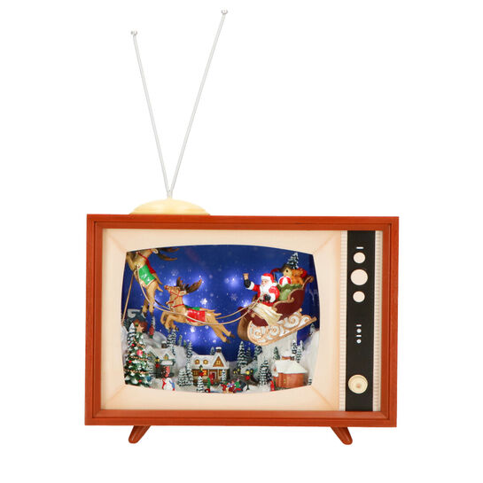  Новогодний сувенир &quot;Телевизор&quot; LED с адаптером, 25,72x16,19x39,37 см Timstor | Фото 1