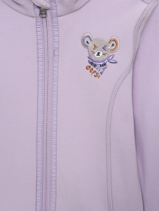 Кофта из флиса с вышивкой Poivre Blanc | Фото 3