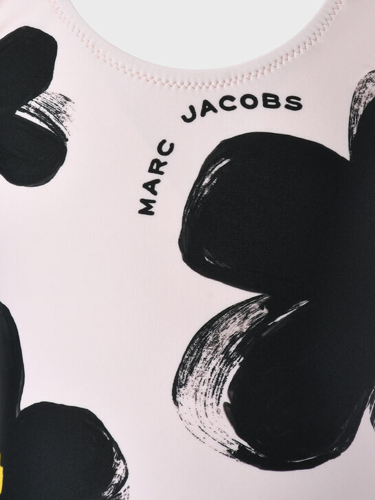 Купальник с принтом &quot;черные цветы&quot; Marc Jacobs | Фото 3
