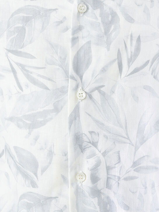 Рубашка с принтом &quot;листья&quot; Eleventy | Фото 3