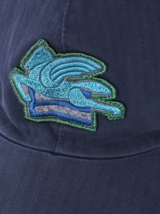 Бейсболка синяя с лого Etro | Фото 3