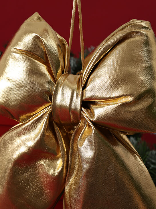 Бант для декора золотистый, 30 см Goodwill | Фото 4