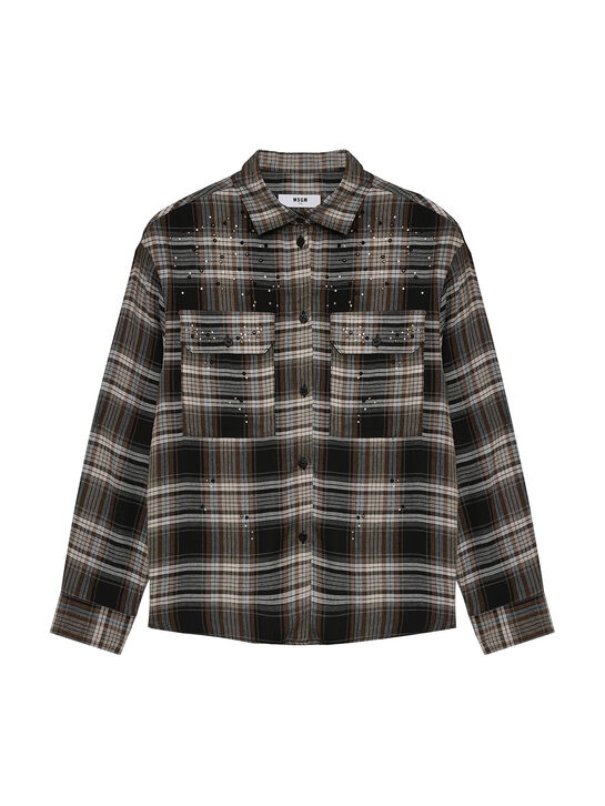Рубашка в клетку MSGM | Фото 1