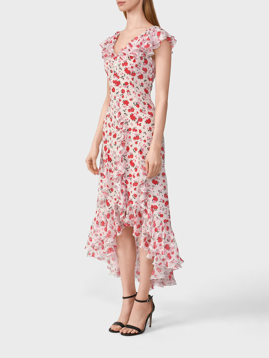 Платье Anette с рюшей и цветочным принтом Roses & Lace | Фото 6
