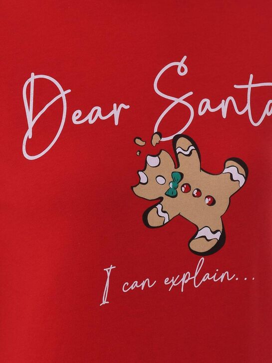 Пижама с брюками в клетку, красная Eirene | Фото 10