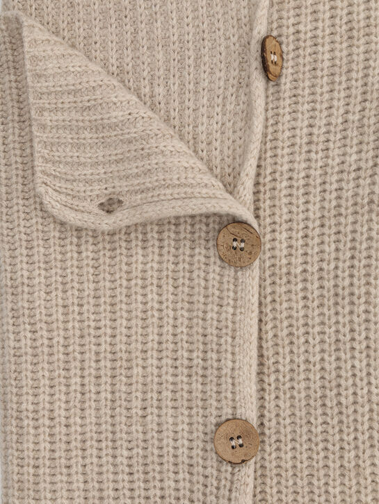 Конверт вязаный, бежевый Maglificio di Verona | Фото 3