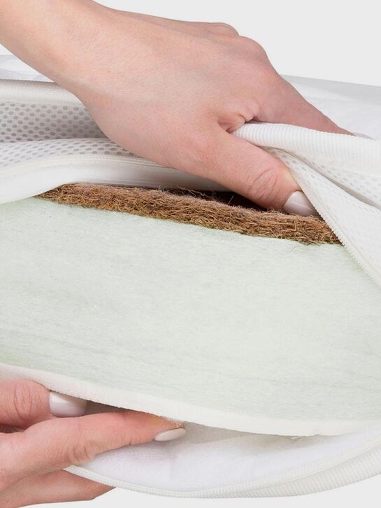 Матрас для люльки-кроватки &quot;MOMMY LUX&quot;, 90х70 см Happy Baby | Фото 3