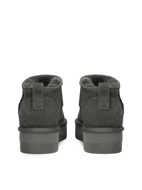 Угги серого цвета NCF | Фото 3