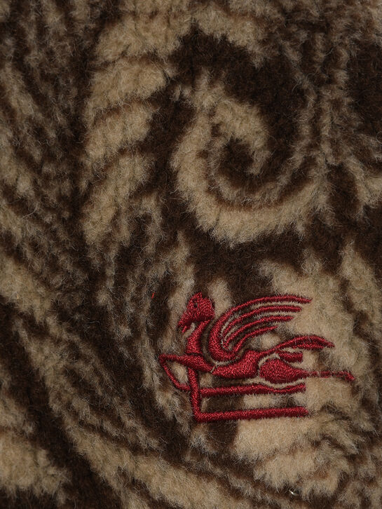 Шуба с принтом &quot;пейсли&quot; Etro | Фото 4