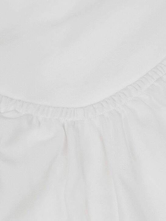 Простыня молочного цвета на резинке, 65х125 см Jan&Sofie | Фото 4