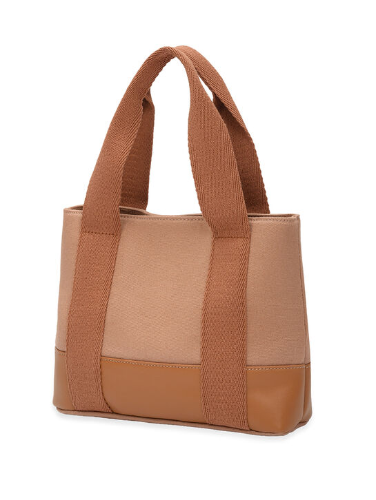 Сумка с лого, бежевая Chloe | Фото 3