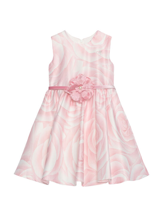 Платье с принтом &quot;розы&quot; Monnalisa | Фото 1