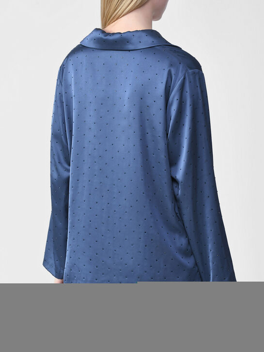 Комплект: жакет+брюки с мелкими стразами Flashin | Фото 15