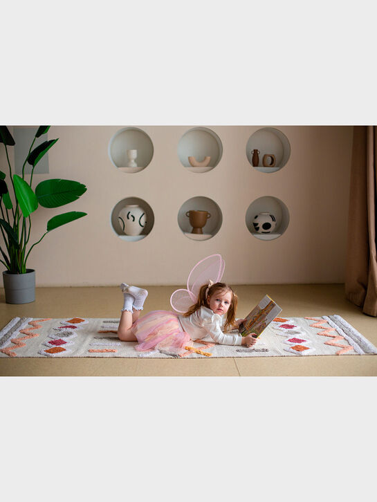 Хлопковый ковер Lillaland Dreams of Geometry 80х230 см  | Фото 3